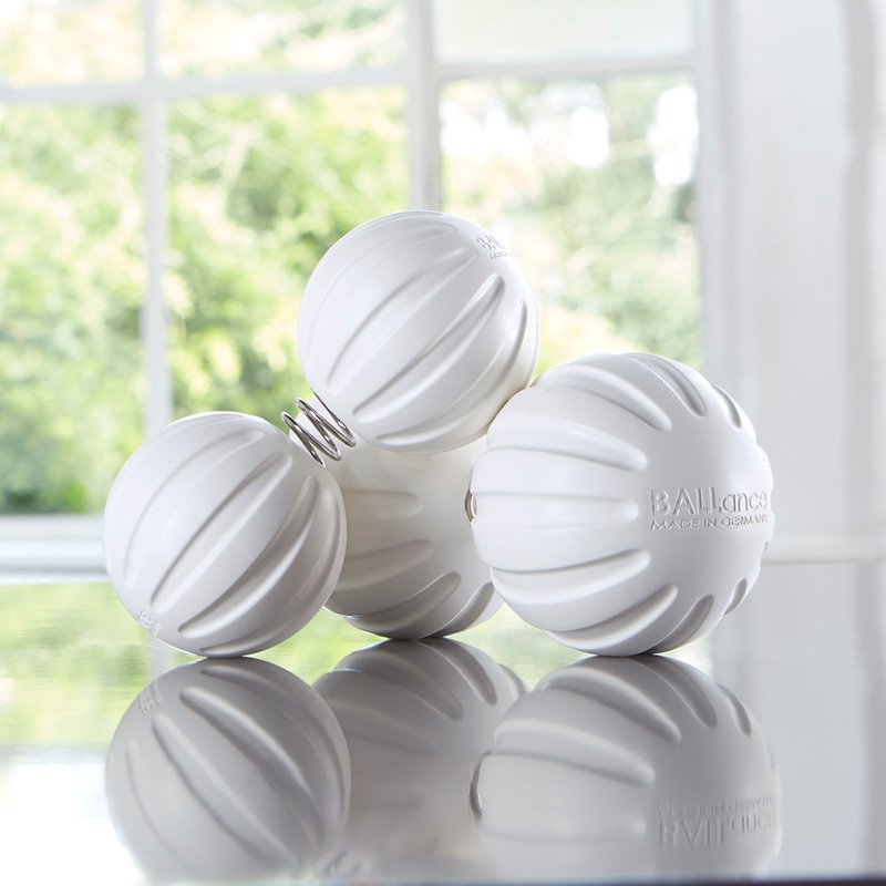 BALLance balls for fascia massage in white Concept by Dr. Tanja Kühne